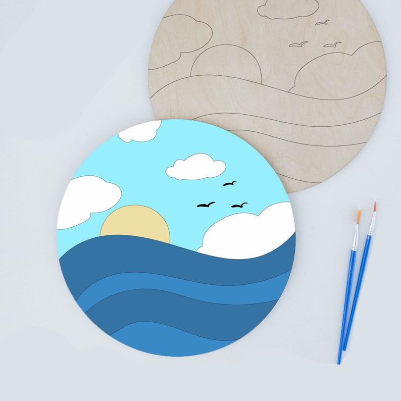 Pre Marked Ocean Breeze Design