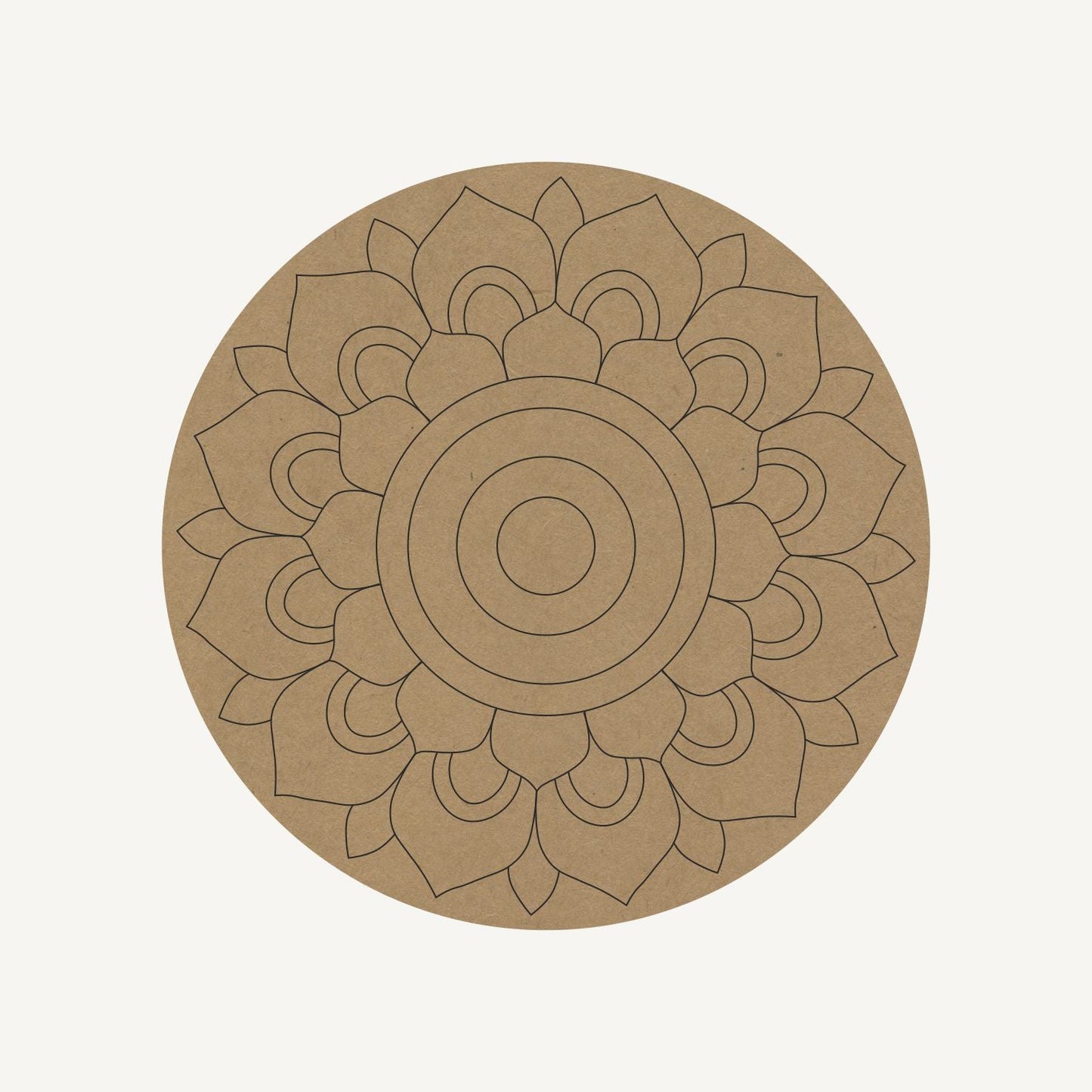 Pre Marked Lippan Round Mandala