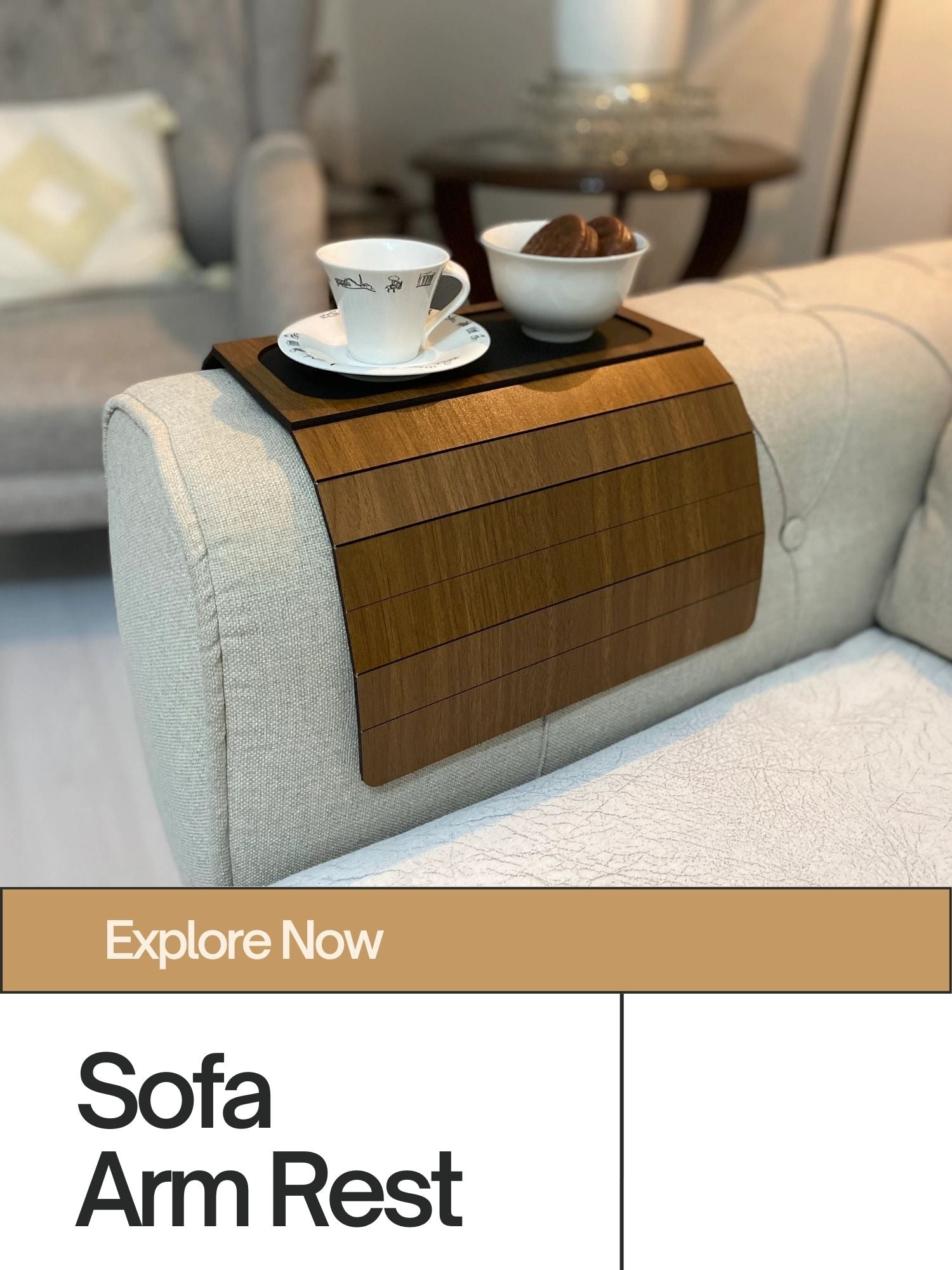 Sofa Arm Rest Trays