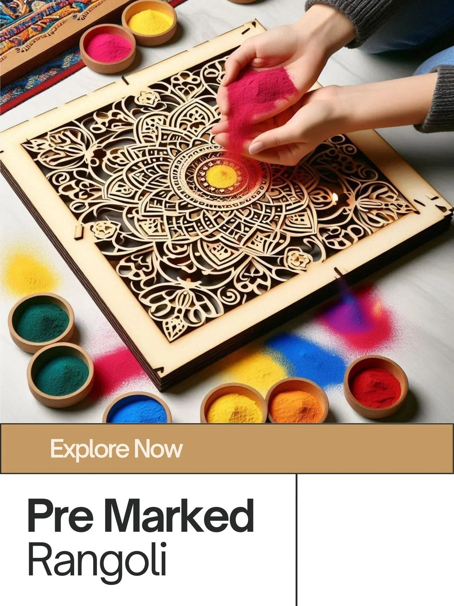Pre Marked Rangoli
