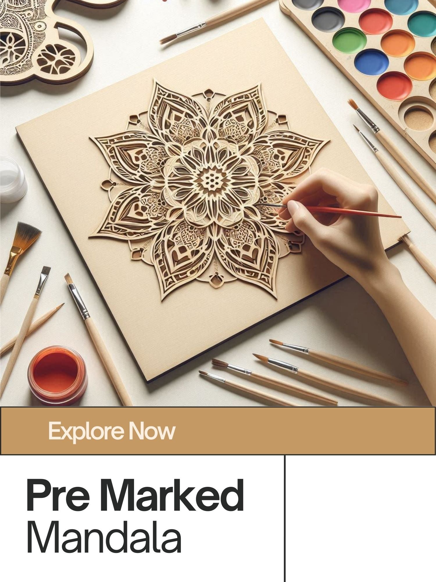 Pre Marked Mandala