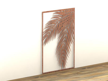 Leaf Design Wooden Wall Art