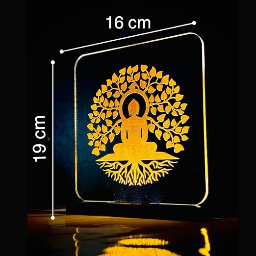 Lord Buddha LED Light Lamp