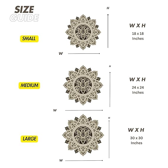 Lotus Design Multilayer Mandala Art