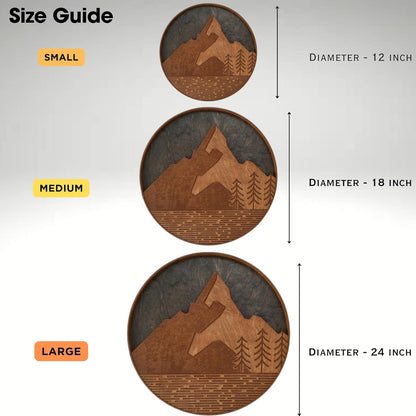 Mountain Figure Wall Art