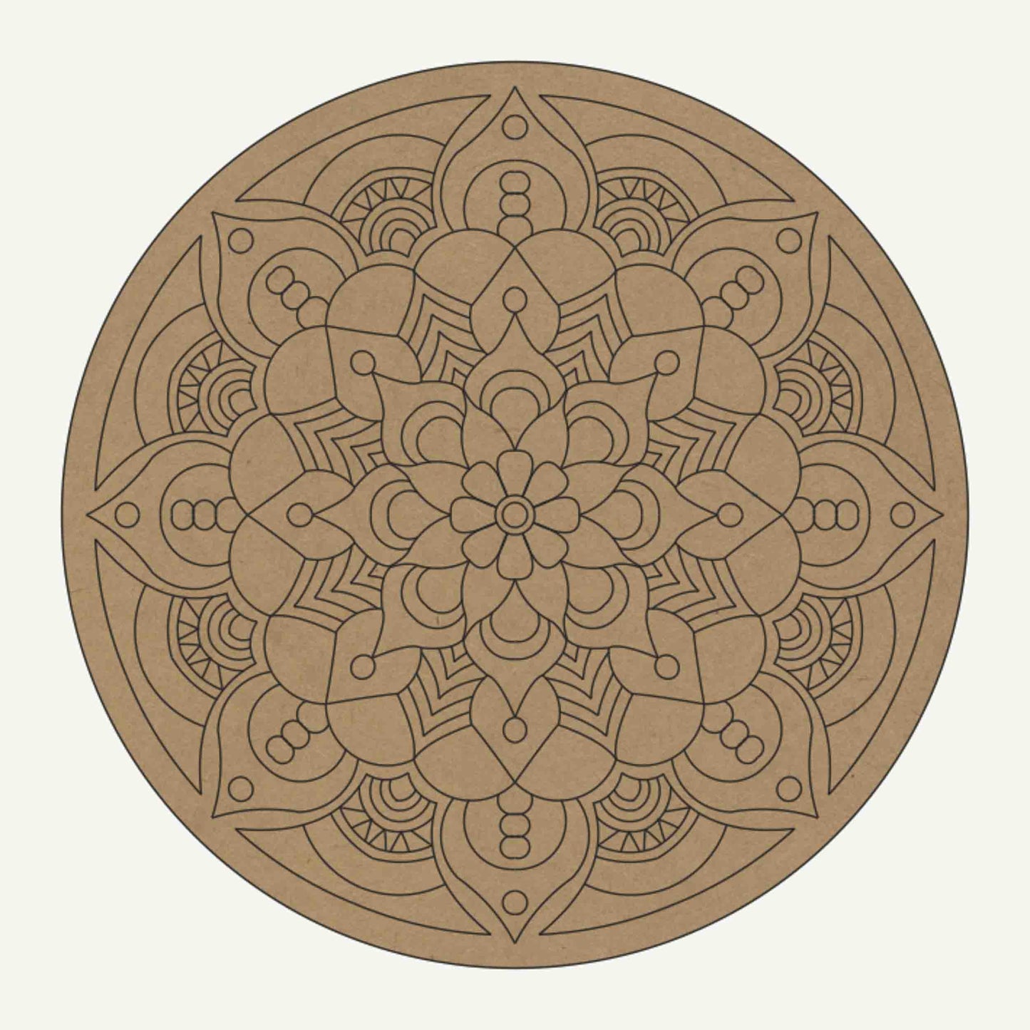 Pre Marked Abstract Design Mandala