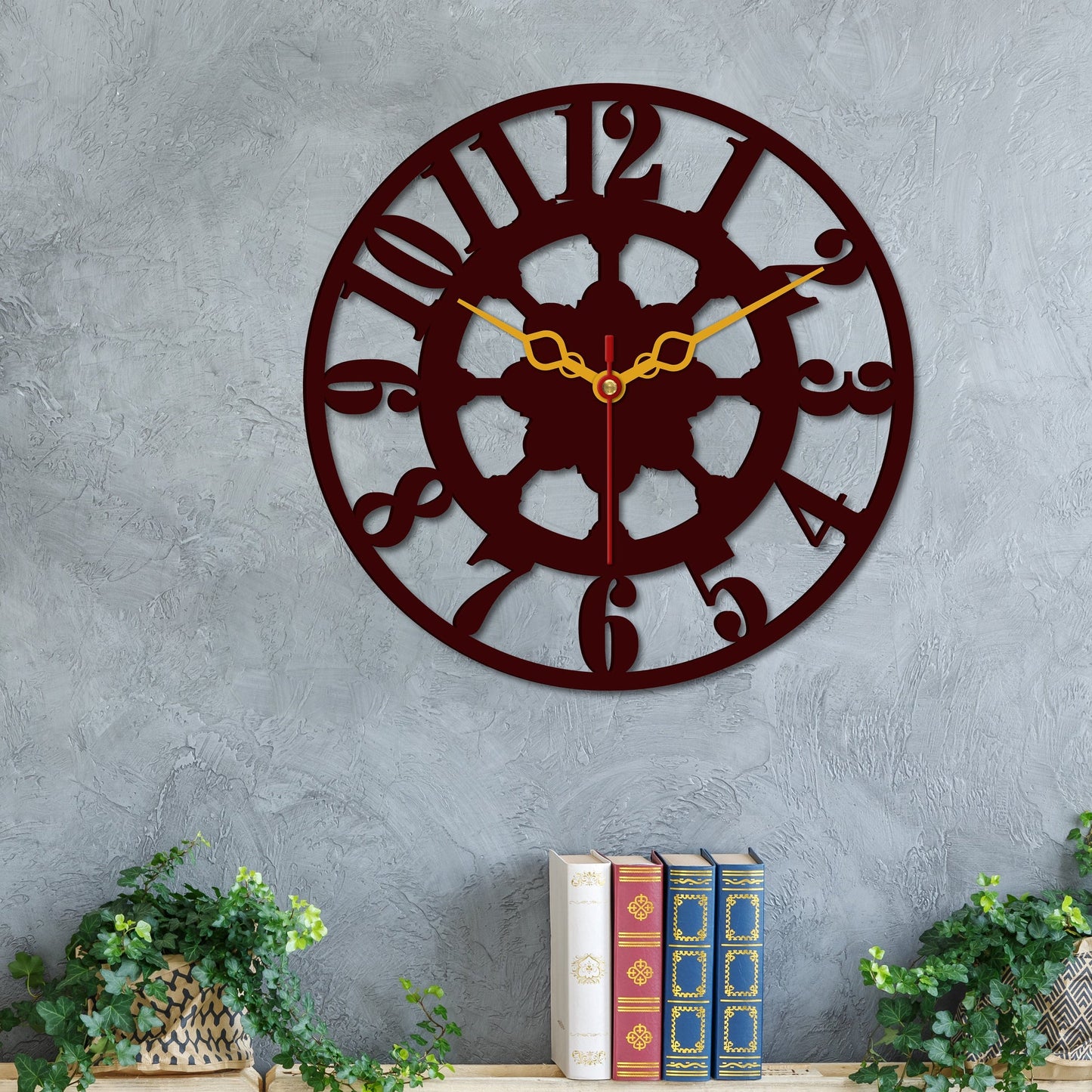 Classic Style Wooden Wall Clock