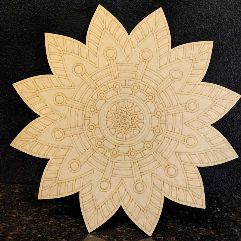 DIY Star Design Pre Marked Mandala