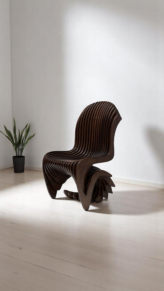 3D Parametric Wavy Wooden Chair