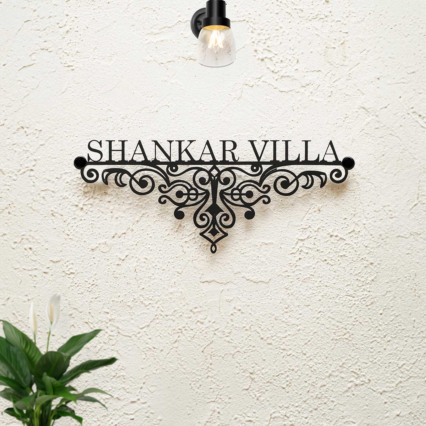 Personalized 3D Name Plate for Villa