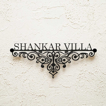 Personalized 3D Name Plate for Villa