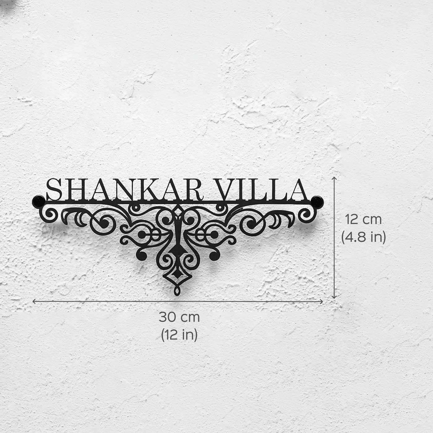 Personalized 3D Name Plate for Villa