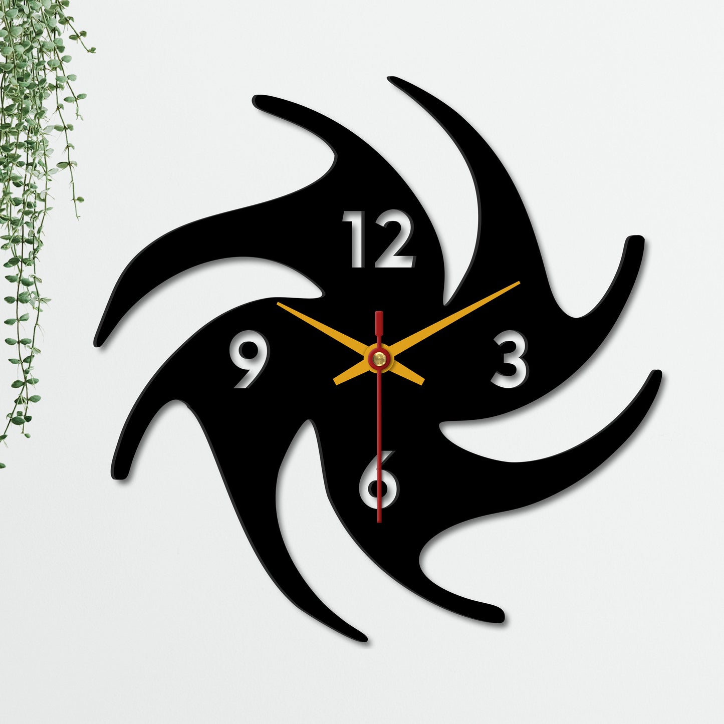 Modern Look Wooden Wall Clock