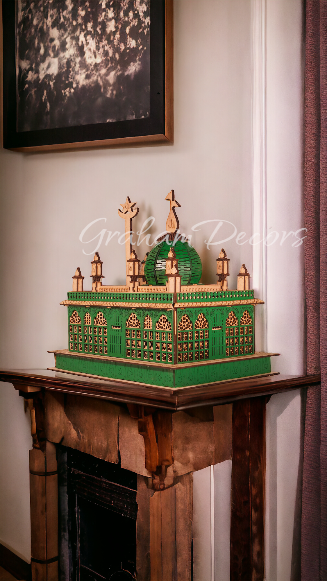  Discover the sacred allure of Kaliyar Sharif, the esteemed Dargah of Sabir Piya. Eid Mubarak in Arabic language (عيد مبارك) and Eid ul-Fitr Mubarak in Arabic  (عيد الفطر مبارك) to all! Enhance your living space with our exquisite replica, perfect for home decor shop near me searches. Experience the essence of spirituality and elegance with our meticulous design, ideal for home inside design.