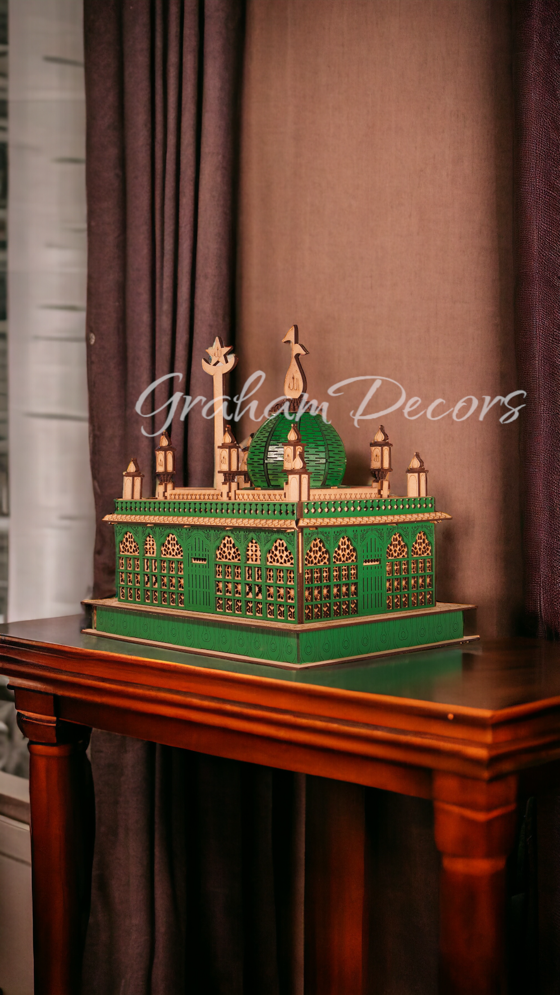 Step into the divine with Kaliyar Sharif, the sacred Dargah of Sabir Piya. Happy Eid al-Fitr Mubarak and Milad un Nabi Mubarak to all! Explore endless home decor ideas and interior decoration possibilities with our timeless replica. Embrace the spirit of celebration and tranquility in your home ambiance.