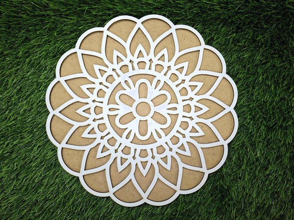 Radiant Flora Design Pre Marked Rangoli