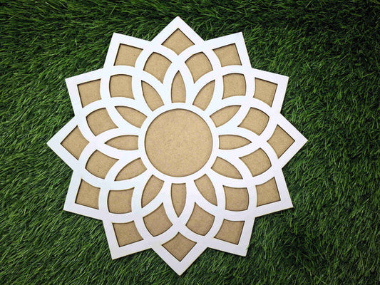 Mandala Blossom Design Pre Marked Rangoli