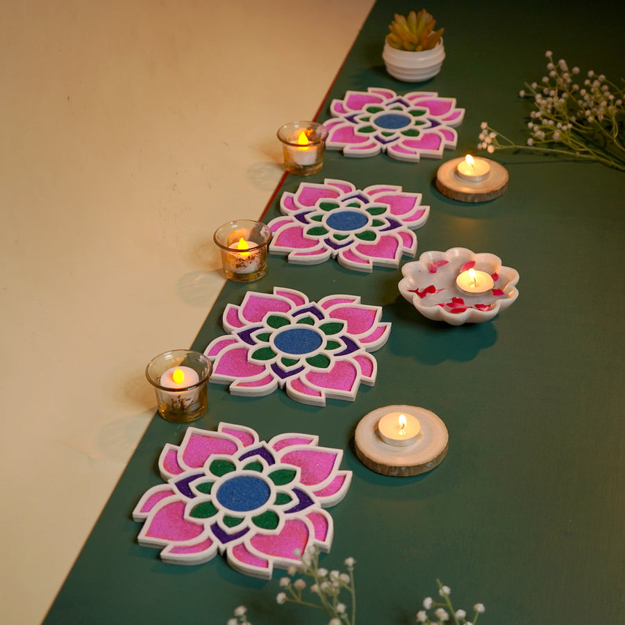 Abstract Design Pre Marked Rangoli