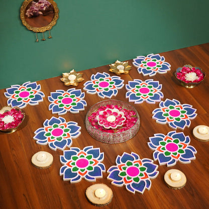 Abstract Design Pre Marked Rangoli