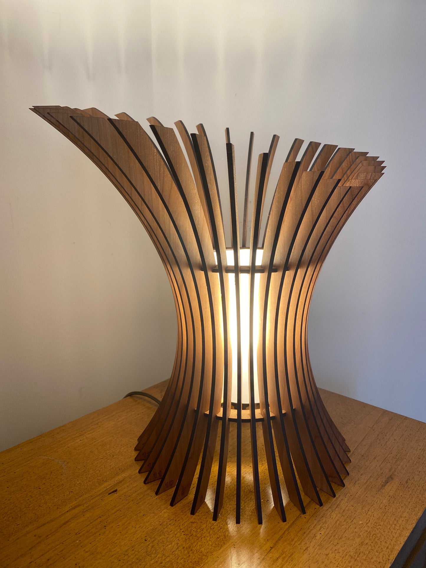 Table Lamp with Angular Design