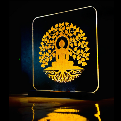 Lord Buddha LED Light Lamp