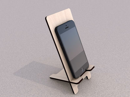 Customizable Wooden Phone Holder