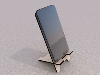 Customizable Wooden Phone Holder