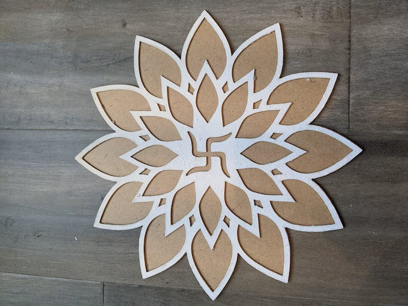 Swastik Design Pre Marked Rangoli