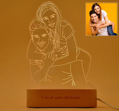 Personalized Photo Acrylic Lamp