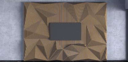 3D Waves Shapes TV Mount Parametric Wall Art