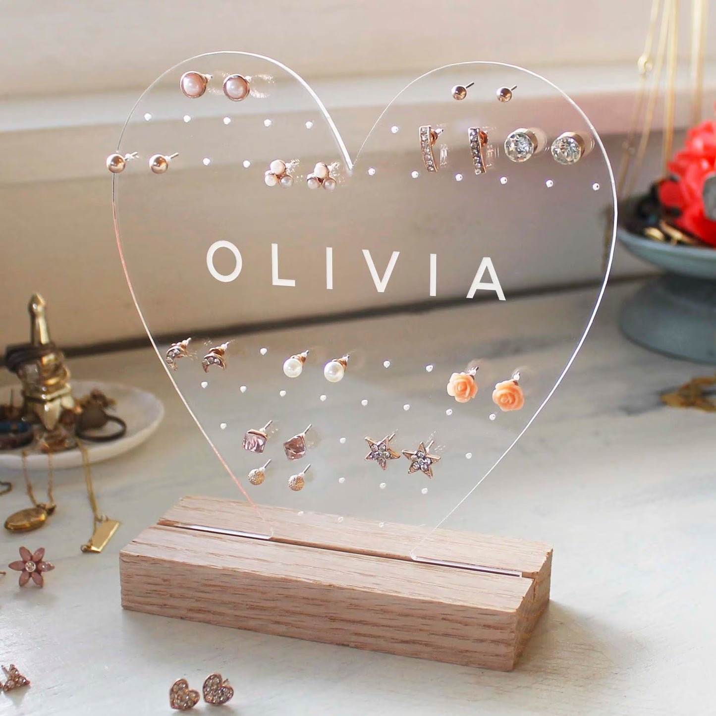 Personalised Jewellery Stand With Multiple Designs