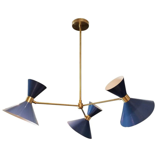 3 Arm Modern Monarch Mid Century Sputnik Chandelier