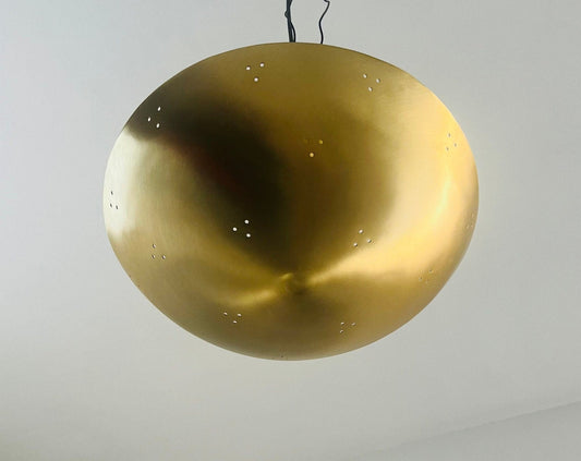 3 Light Mid Century Brass Sputnik Chandelier