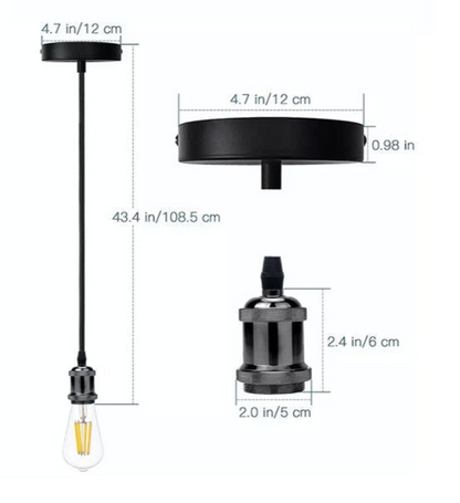 Handmade Wooden Hanging Round Lampshade