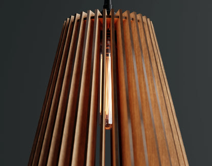 Wooden Pendant Ceiling Lamp Shade