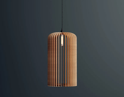 Modern Wooden Chandelier Lampshade