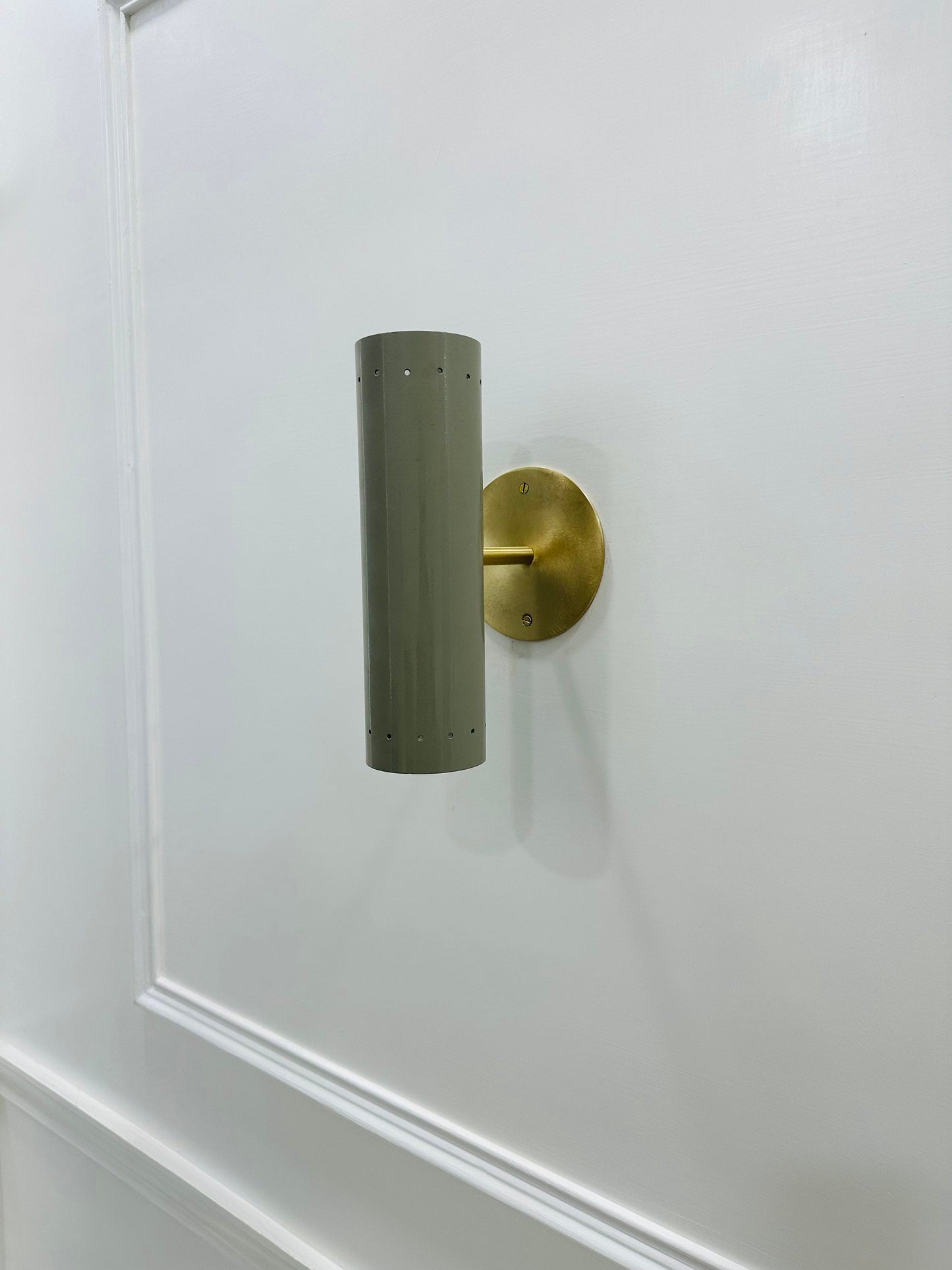 2 Light Polished Brass Wall Scone