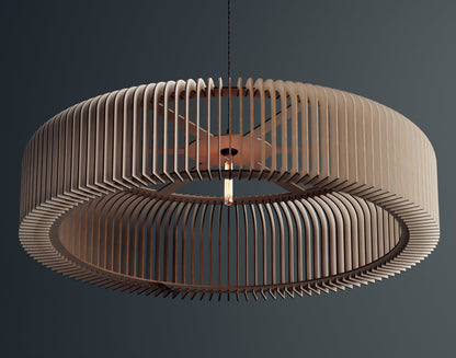 Modern Wooden Pendant Lampshade