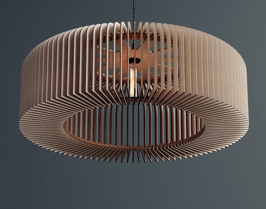 Modern Wooden Pendant Lampshade