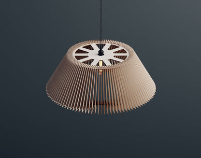 Modern Wooden Pendant Chandelier Lamp