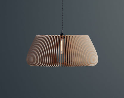 Handmade Wooden Hanging Round Lampshade