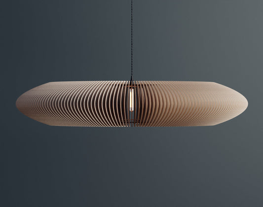 Modern Handmade Wooden Pendant Lampshade