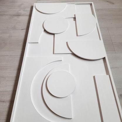 Shapes Design Modern Wooden Wall Art