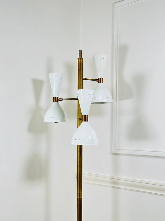 3 Arms Modern Brass Handcrafted Floor Lamp