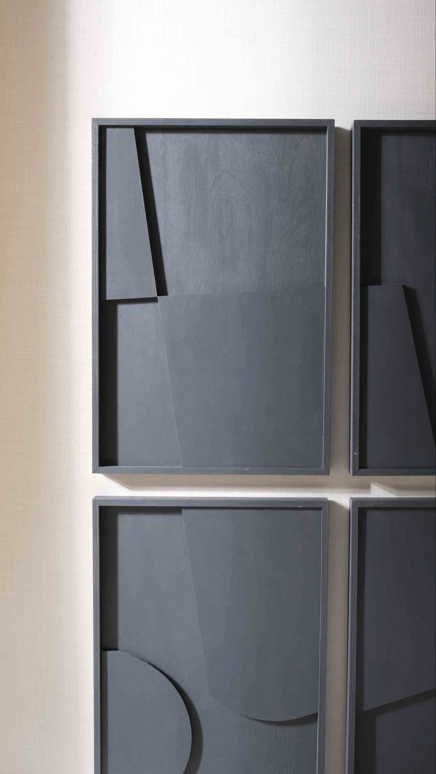 Shapes Design 4 Panel Modern Wall Art