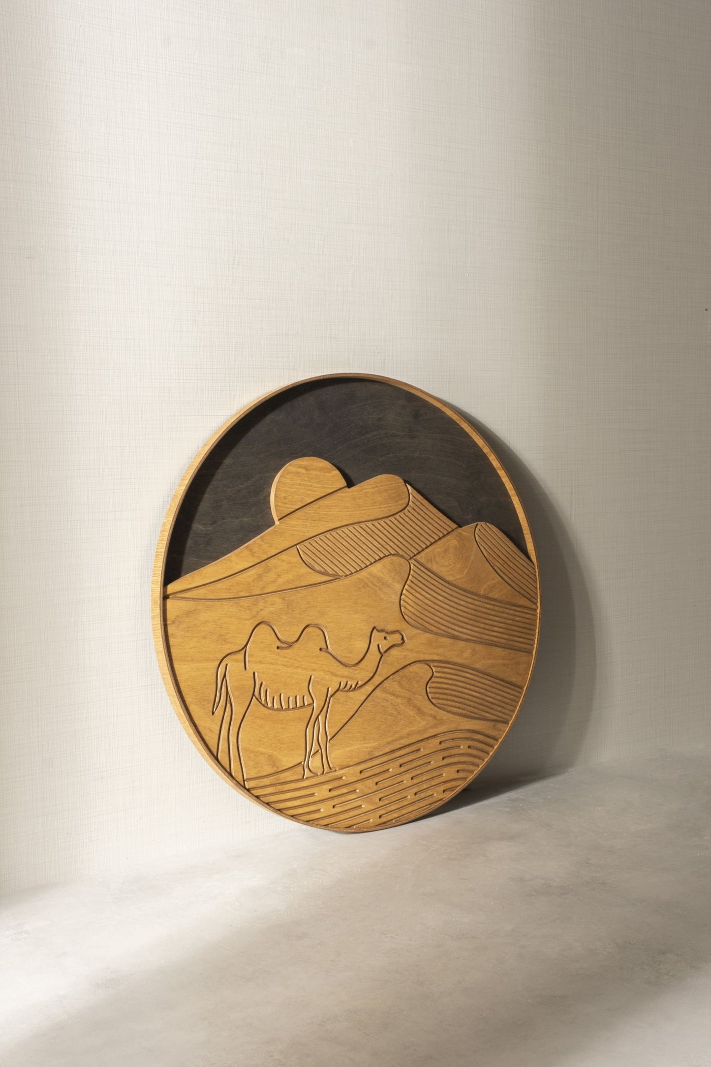 Desert Camel Wooden Wall Art