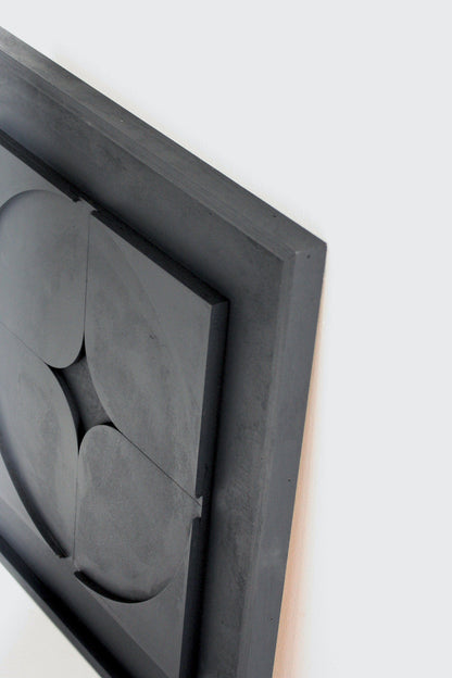 Anthracite Design 4 Panel Modern Wall Art