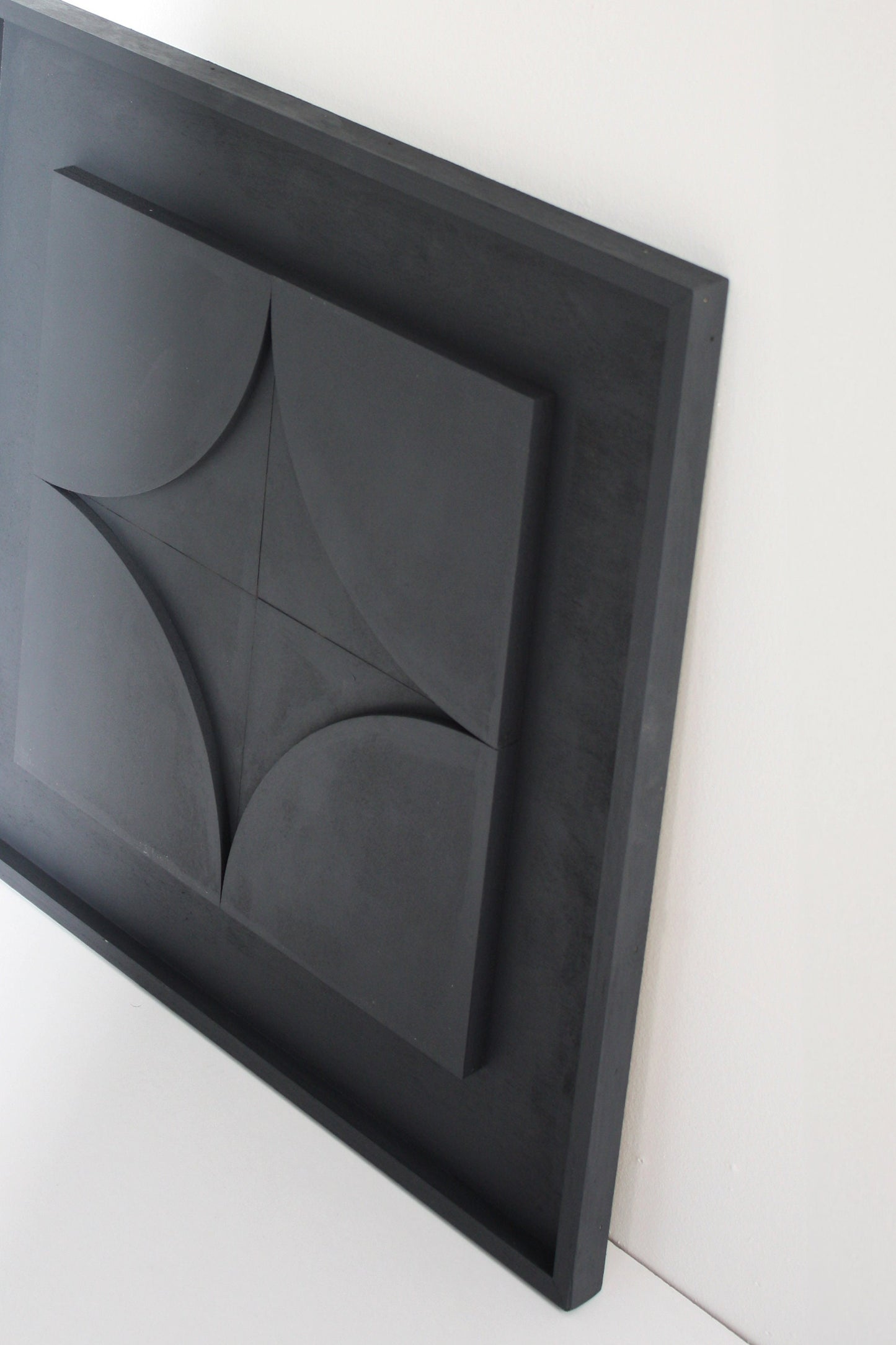 Anthracite Design 4 Panel Modern Wall Art