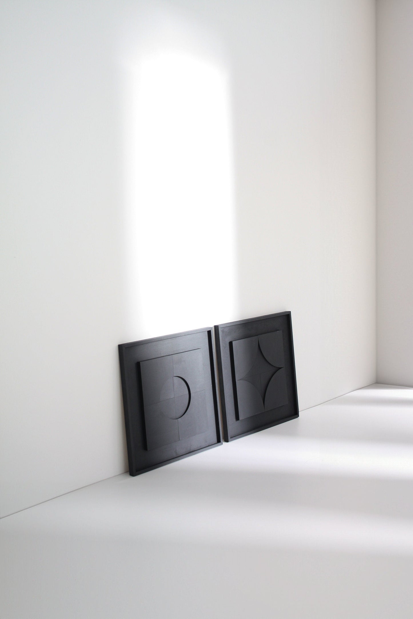 Anthracite Design 4 Panel Modern Wall Art