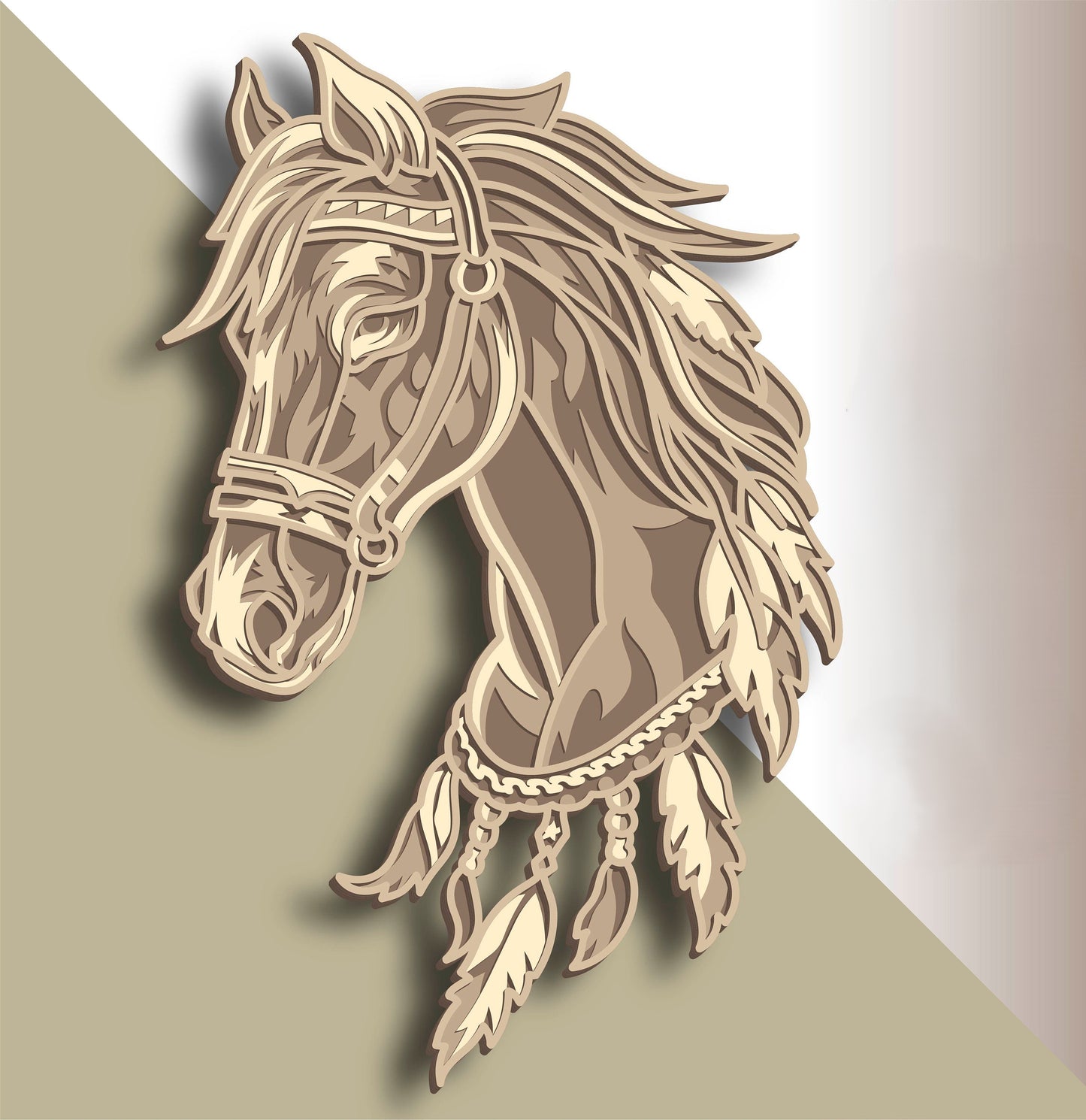 Horse Multi Layered Design